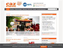 Tablet Screenshot of caz-lesen.de